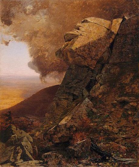 Jervis Mcentee A Cliff in the Katskills